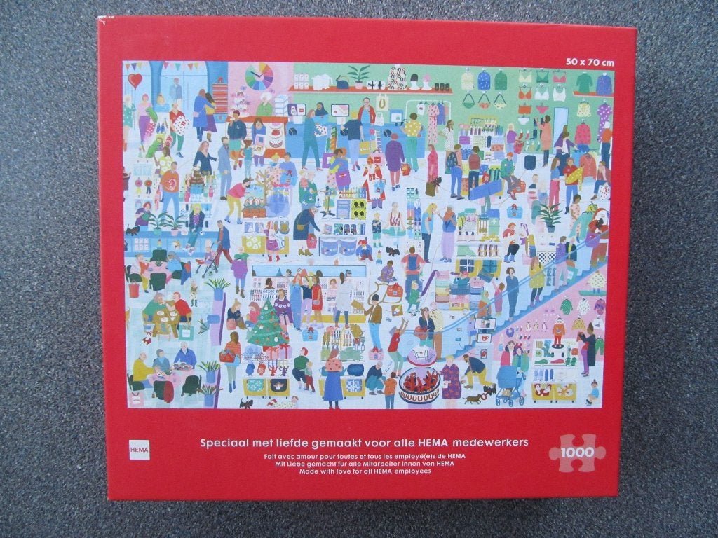 Legpuzzel Hema, Ophalen of Verzenden, 500 t/m 1500 stukjes, Zo goed als nieuw, Legpuzzel