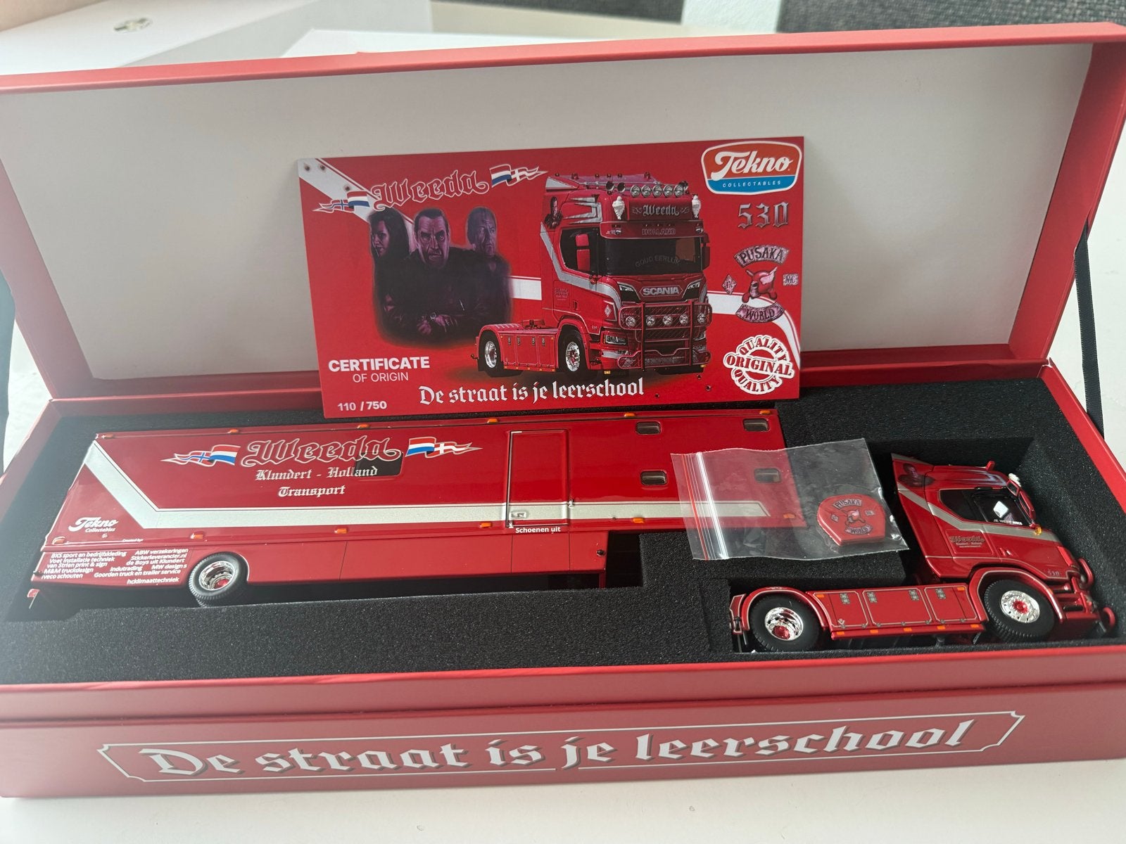 Tekno Scania S530 Weeda Transport model vrachtwagen, Overige merken, 1:32 tot 1:50, Nieuw, Ophalen of Verzenden