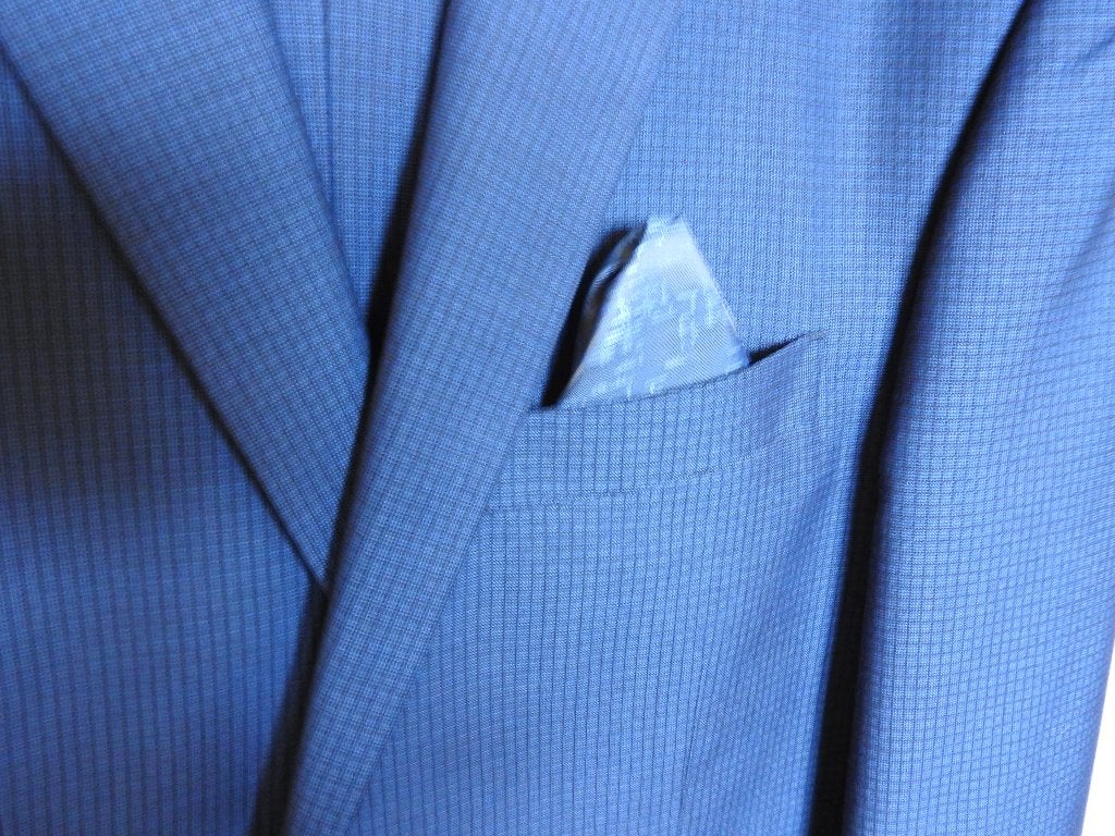 Kwalitatief goed pak Carter & Davis Middenblauwe ruit 51/102, Ophalen, Bruin, Zo goed als nieuw, Carter & Davis