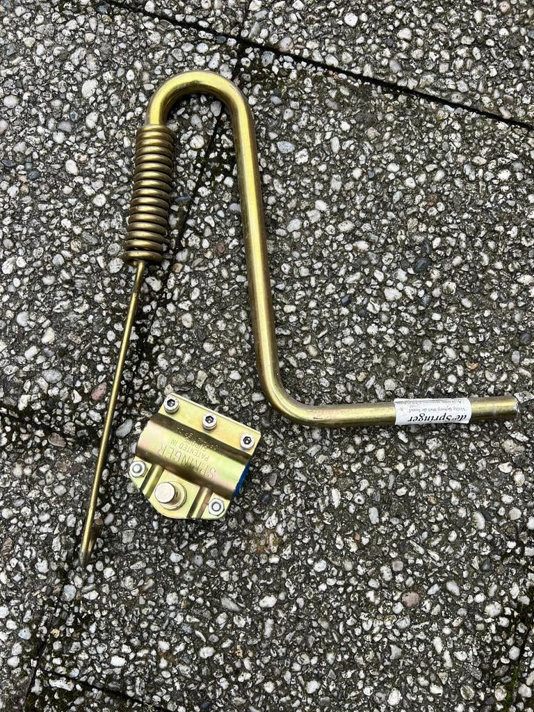 Springer fietsbeugel met bevestiging, Ophalen, Gebruikt