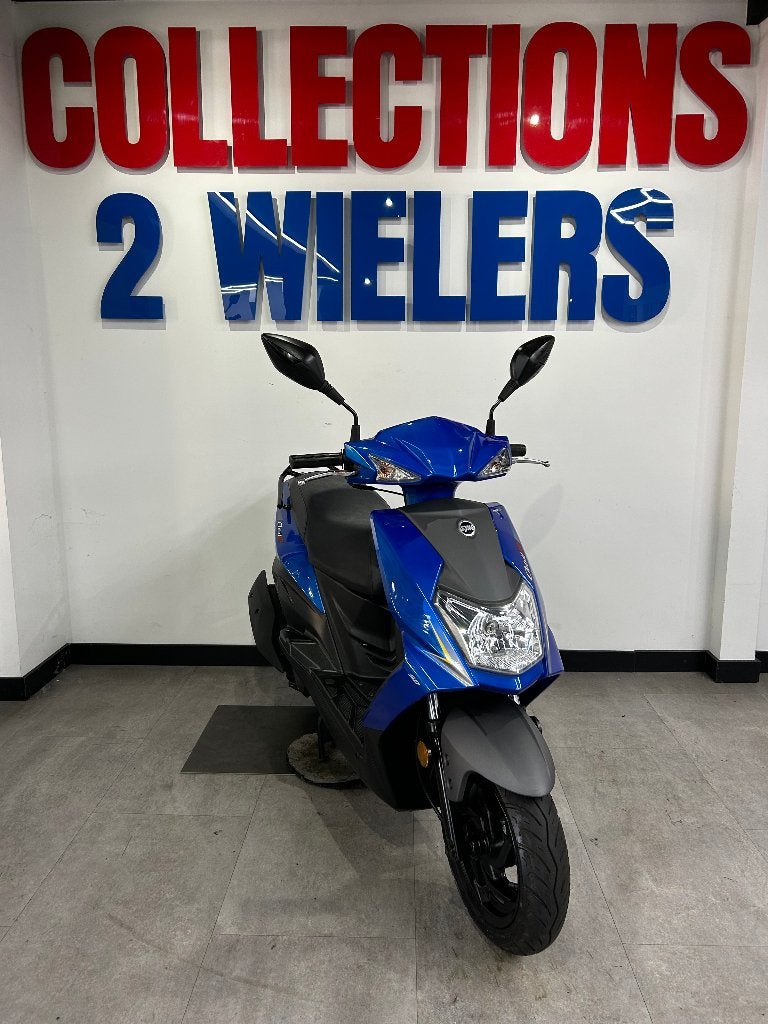 Sym Orbit III 05-2024 Blauw IN NIEUWSTAAT, Fietsen en Brommers, Scooters | SYM, Zo goed als nieuw, Orbit, Maximaal 25 km/u, Benzine