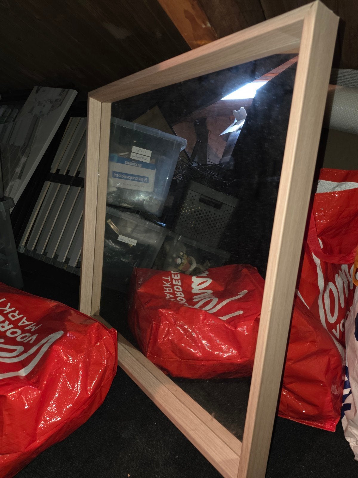 IKEA Nissedal spiegel - zo goed als nieuw, Ophalen of Verzenden, Zo goed als nieuw, Rechthoekig, Minder dan 100 cm