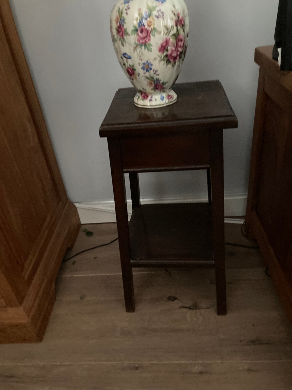 Bloemen tafeltje 80 cm, Ophalen of Verzenden, Zo goed als nieuw, Minder dan 45 cm, 70 cm of meer