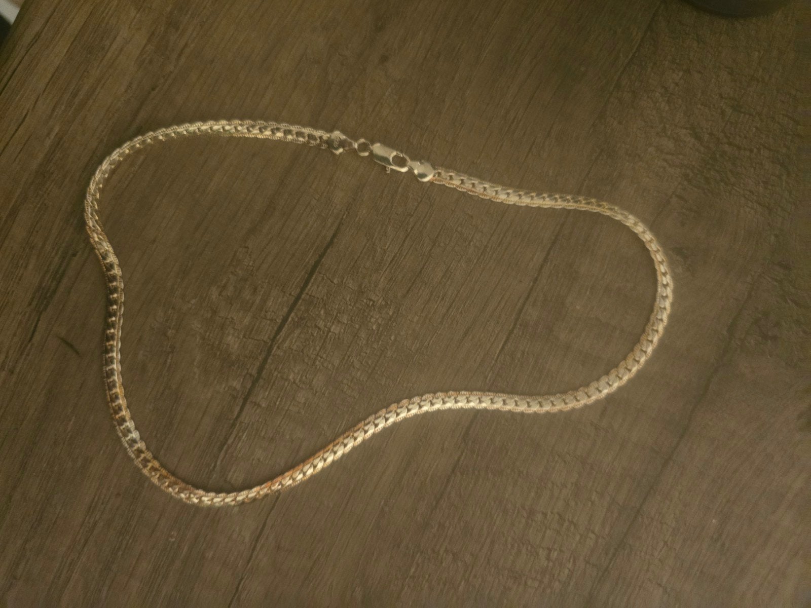 Zilveren 925 Damesketting - Zo goed als nieuw, Sieraden, Tassen en Uiterlijk, Ophalen of Verzenden