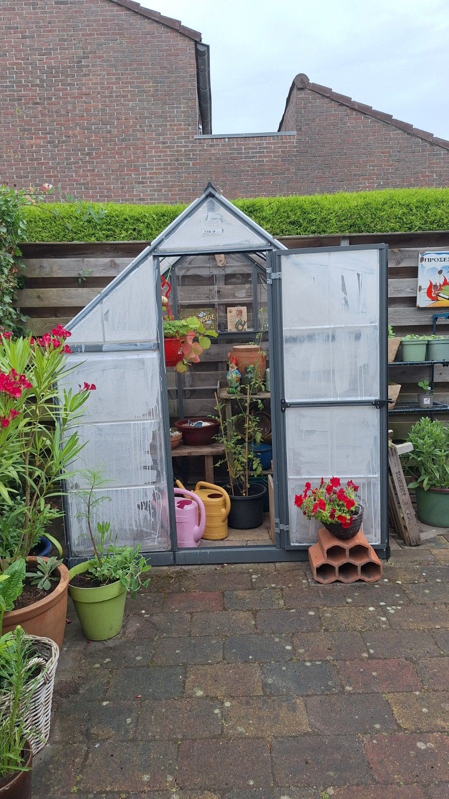 Mooie en ruime kas voor uw tuin, Tuin en Terras, Kassen, Ophalen, Kweekkas, Aluminium, Polycarbonaat