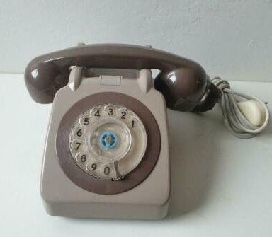 Mooie vintage engelse telefoon, Ophalen of Verzenden, Gebruikt, Met draaischijf