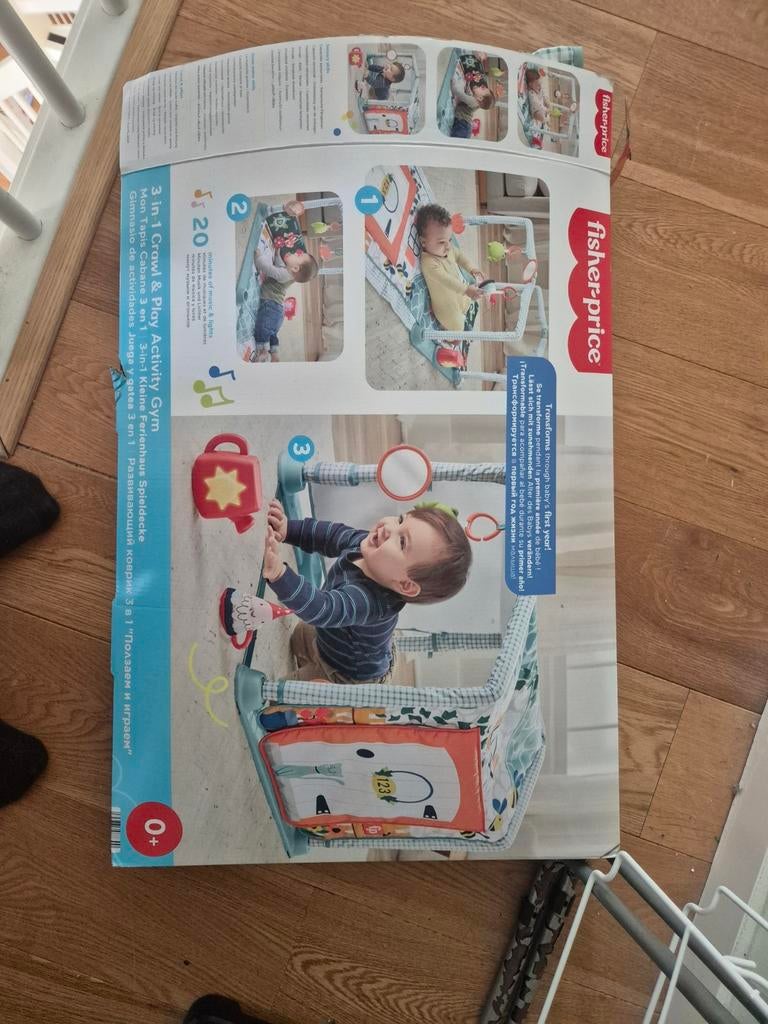 Fisher-Price 3-in-1 Crawl & Play Activity Gym, Kinderen en Baby's, Speelgoed | Babyspeelgoed, Ophalen, Zo goed als nieuw, Babygym