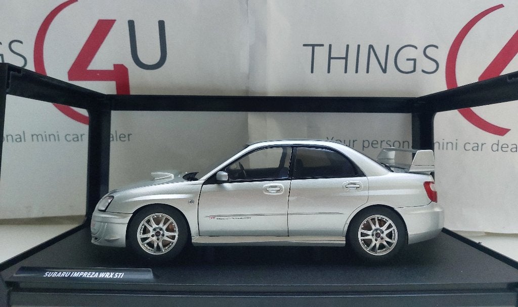 Solido 1:18 Subaru Impreza WRX STI 2003 zilver nieuw, Ophalen of Verzenden, Nieuw, Auto, Solido