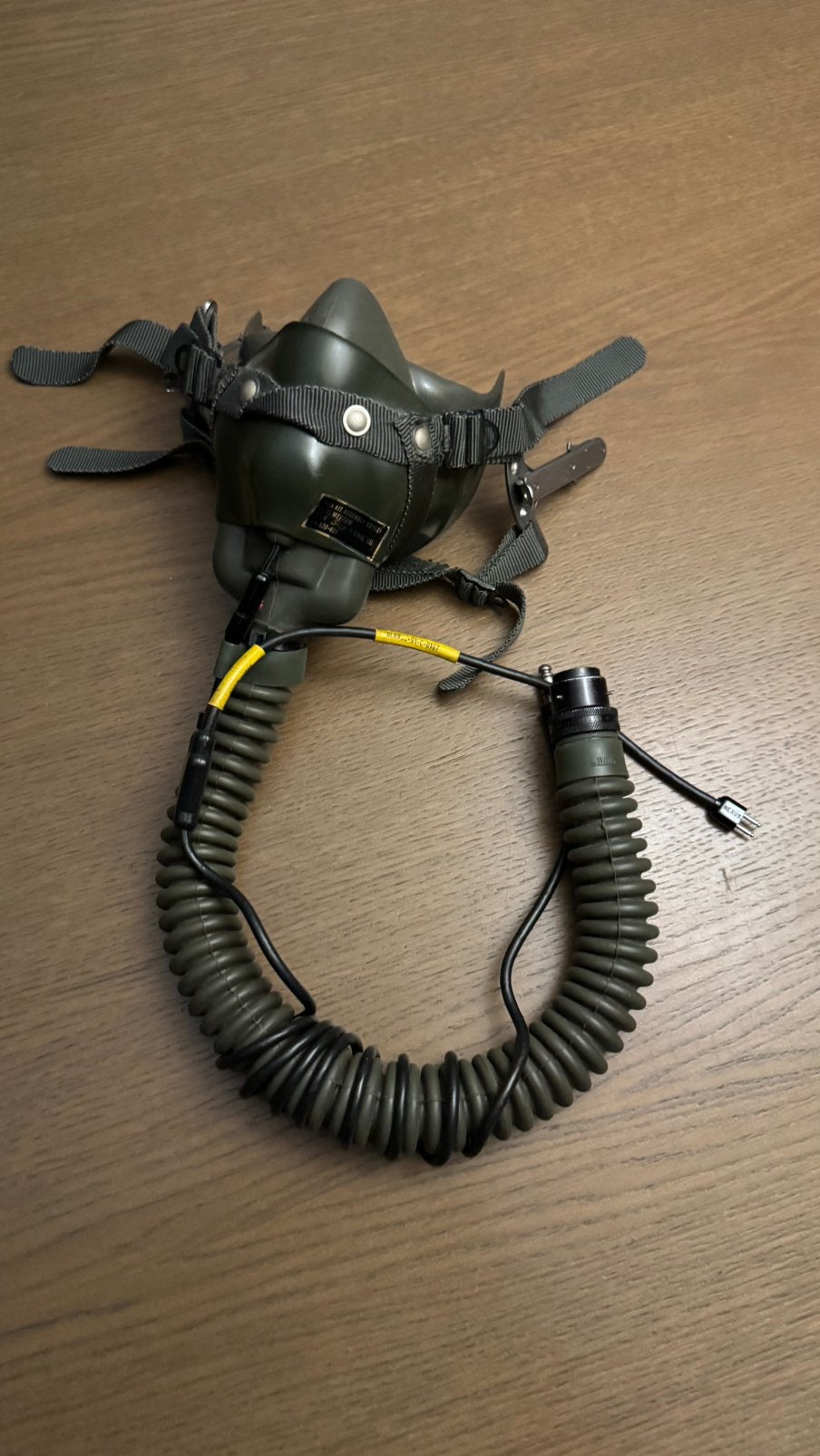 Zuurstofmasker Sierra mbu-3 ms22001 voor pilotenhelm, Ophalen of Verzenden, Luchtmacht, Nederland, Helm of Baret