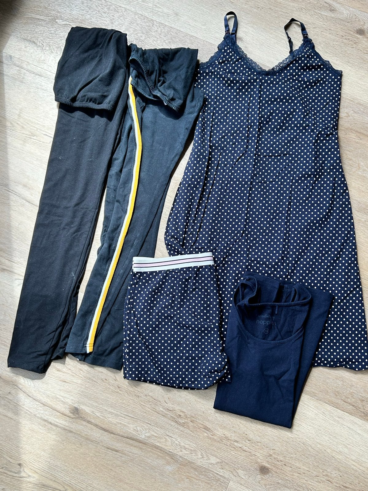 Zwangerschapskleding: joggingbroek, nachtjapon, korte broek,, Ophalen, Overige typen, Blauw, Maat 36 (S)