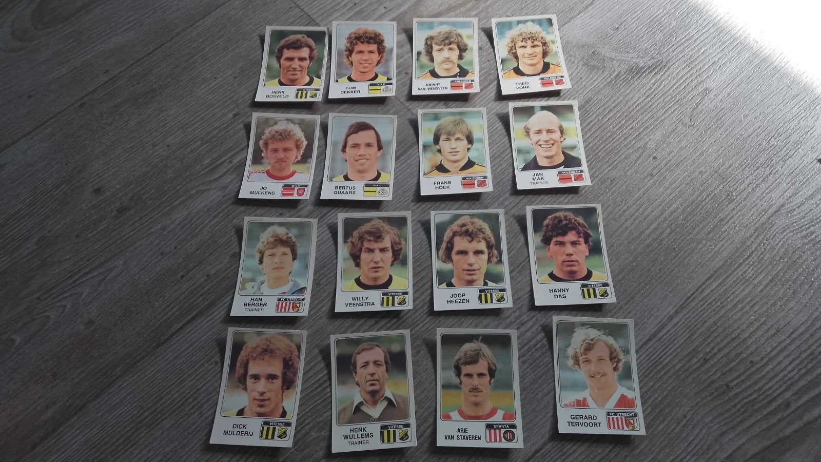 panini voetbalplaatjes voetbal 79 bijna nieuwstaat  48 stuks, Ophalen of Verzenden, Zo goed als nieuw, Buitenlandse clubs, Poster, Plaatje of Sticker