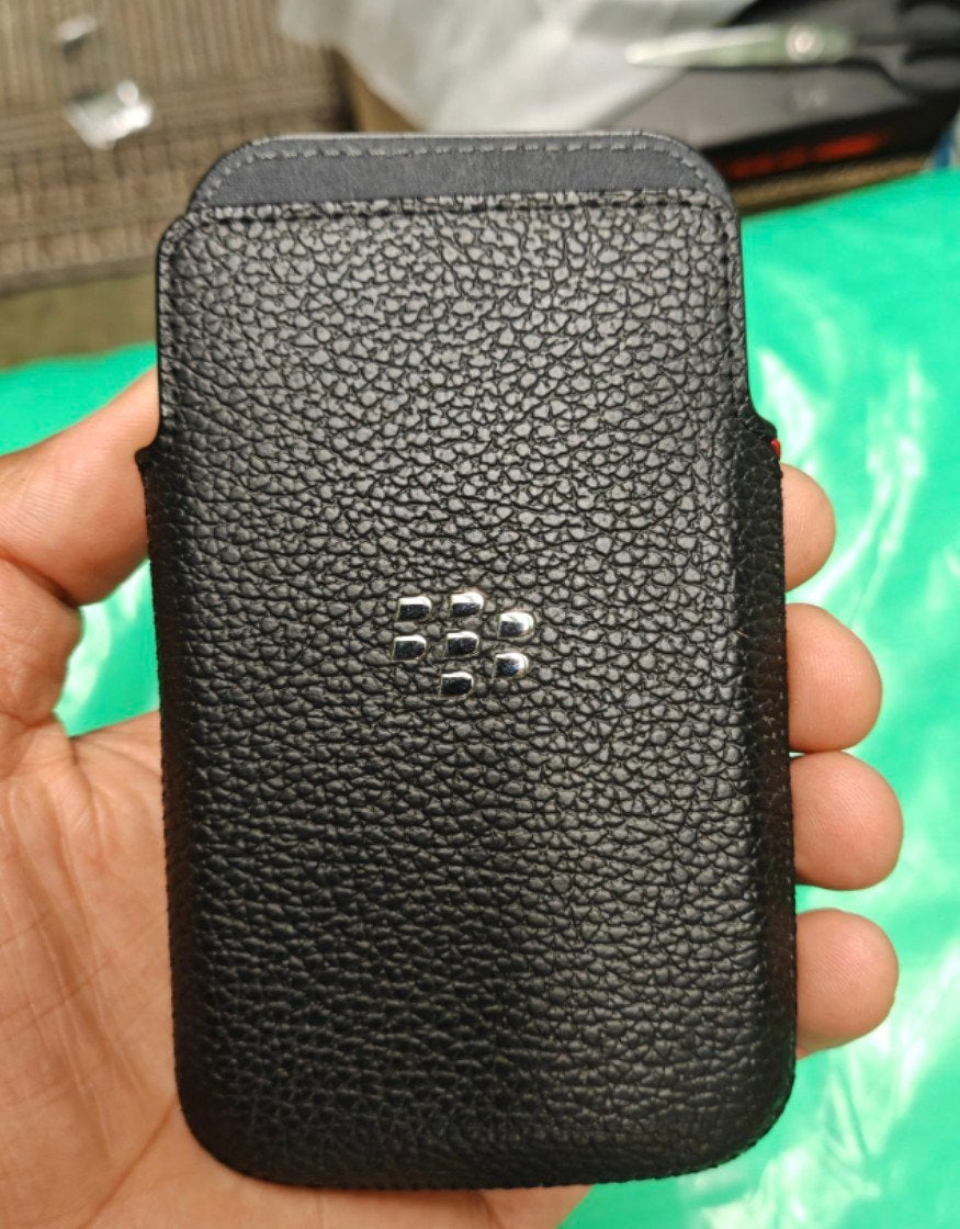 Origineel blackberry classic q20 leren hoes., Ophalen, Zo goed als nieuw