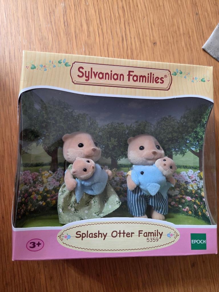 Sylvanian Families familie otter, Verzenden, Nieuw, Poppenhuispop
