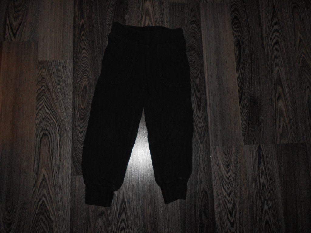 Leuk zwart meisjesbroekje ( maat 2/92 ) monnalisa, Kinderen en Baby's, Kinderkleding | Maat 92, Ophalen of Verzenden, Gebruikt