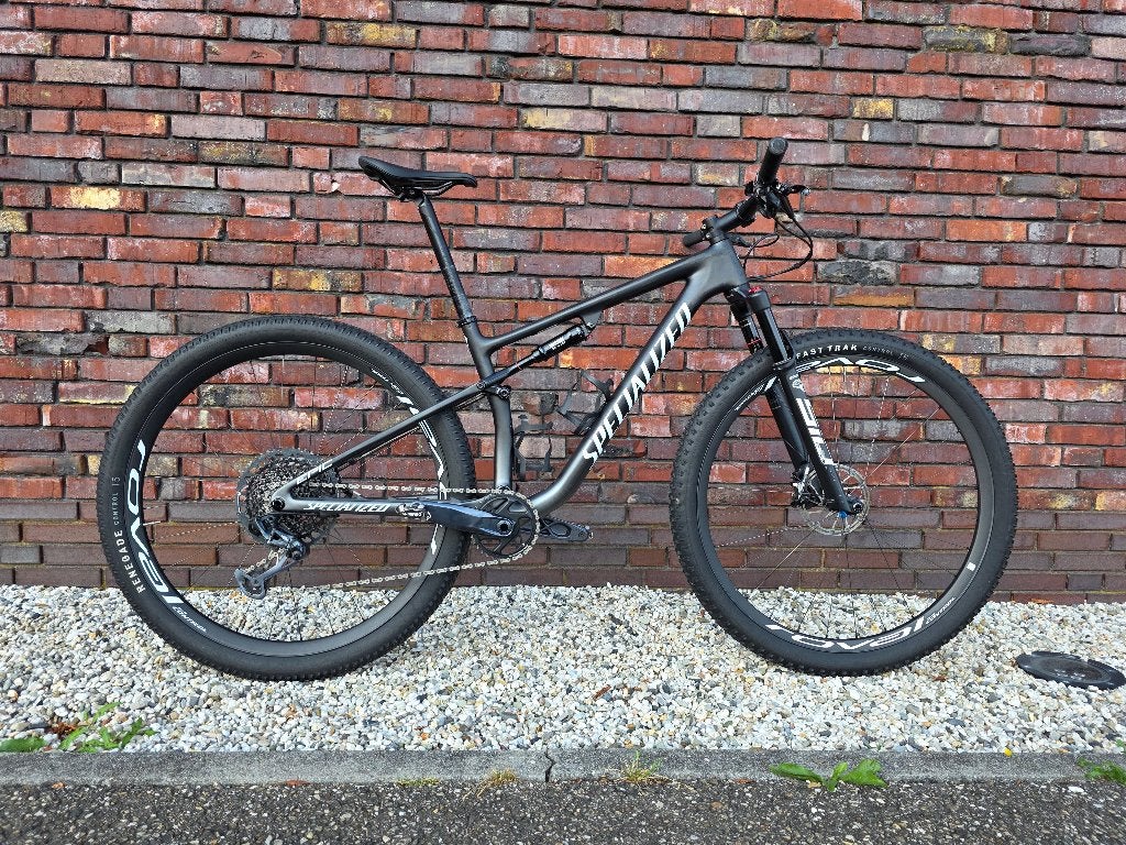 Specialized Epic Expert – Carbon - Roval - Framemaat M, Fully, 45 tot 49 cm, Zo goed als nieuw, Schijfrem