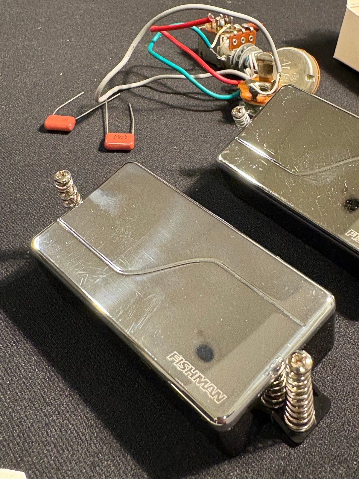 Fishman Fluence Modern Humbucker Set chrome, Ophalen of Verzenden, Gebruikt, Solid body, Overige merken