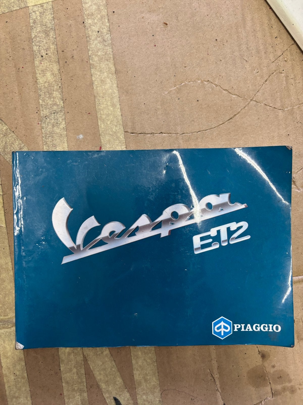 Vespa ET2 Gebruikshandleiding - Piaggio Scooter Handleiding, Ophalen, Gebruikt
