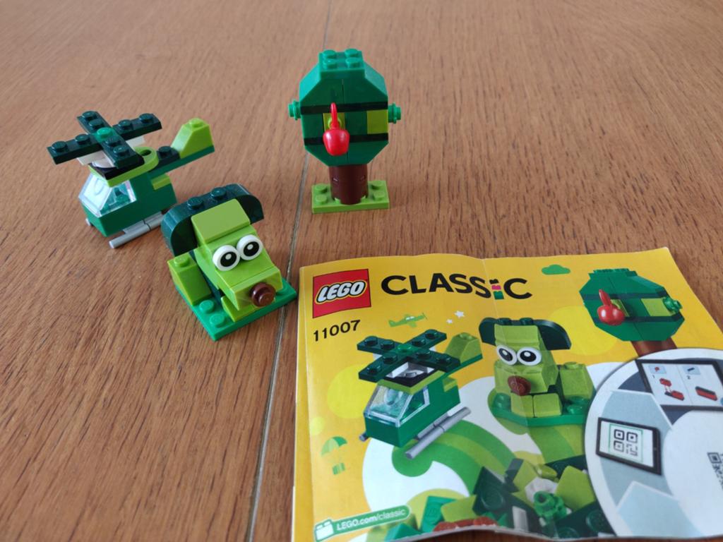 Lego 11007 groene set, Overige thema's, Lego, Compleet, Ophalen of Verzenden