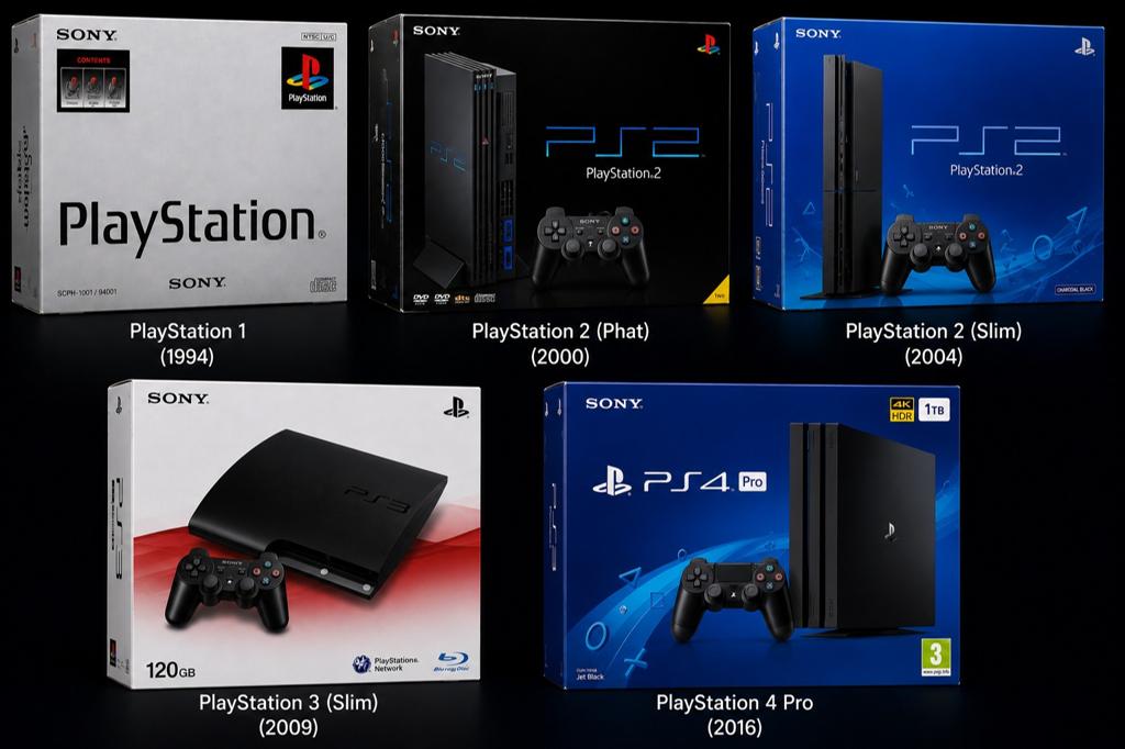 GEZOCHT: PlayStation Dozen (PS1, PS2, PS3, PS4), Ophalen, Zo goed als nieuw, Zonder controller
