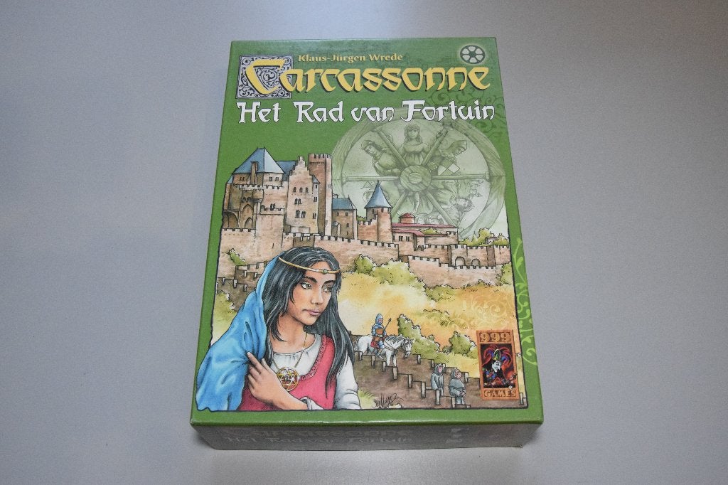 Carcassonne - Het rad van Fortuin (Nieuw), Een of twee spelers, Ophalen of Verzenden, Nieuw, 999 Games