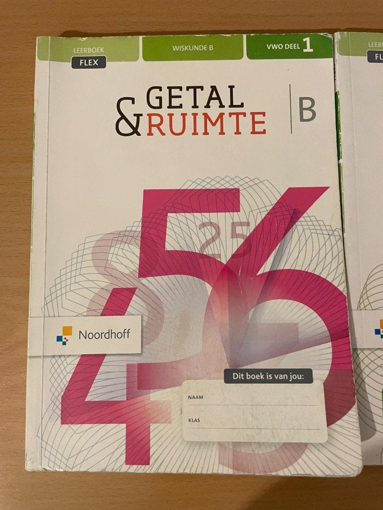 Getal&Ruimte deel 1, Boeken, Schoolboeken, Zo goed als nieuw, Wiskunde B, VWO, Ophalen of Verzenden