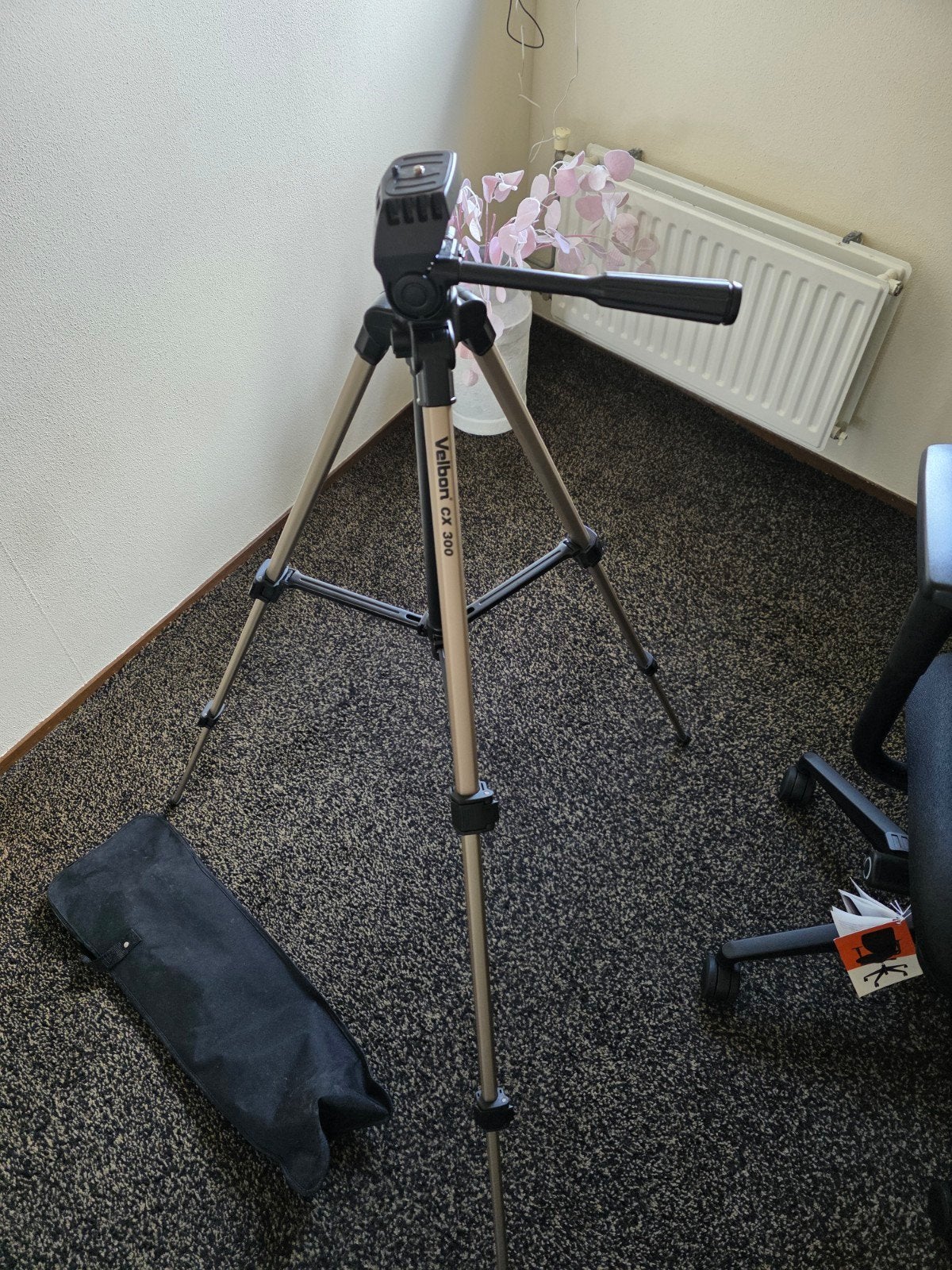 Velbon CX 300 Driepoot Statief met Draagtas, Ophalen, Gebruikt, Velbon, Driepoot