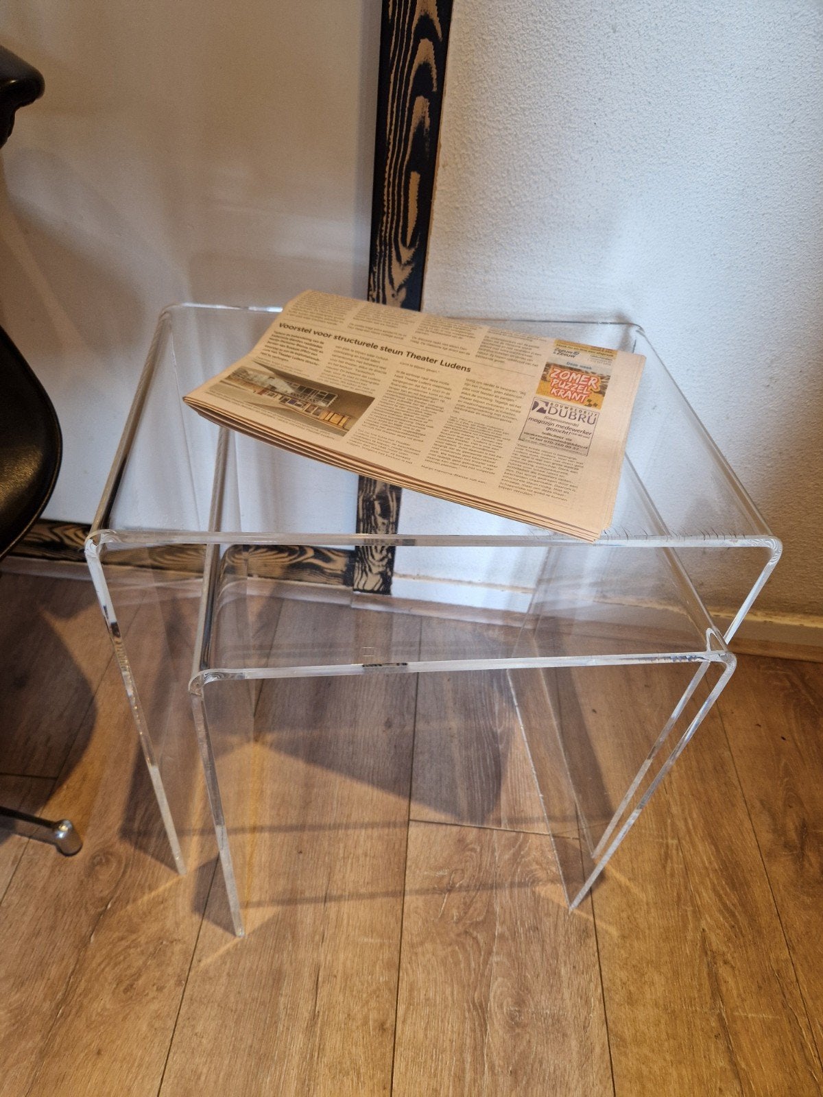 Plexiglas Bijzettafeltjes - Vintage jaren 60-70, Ophalen