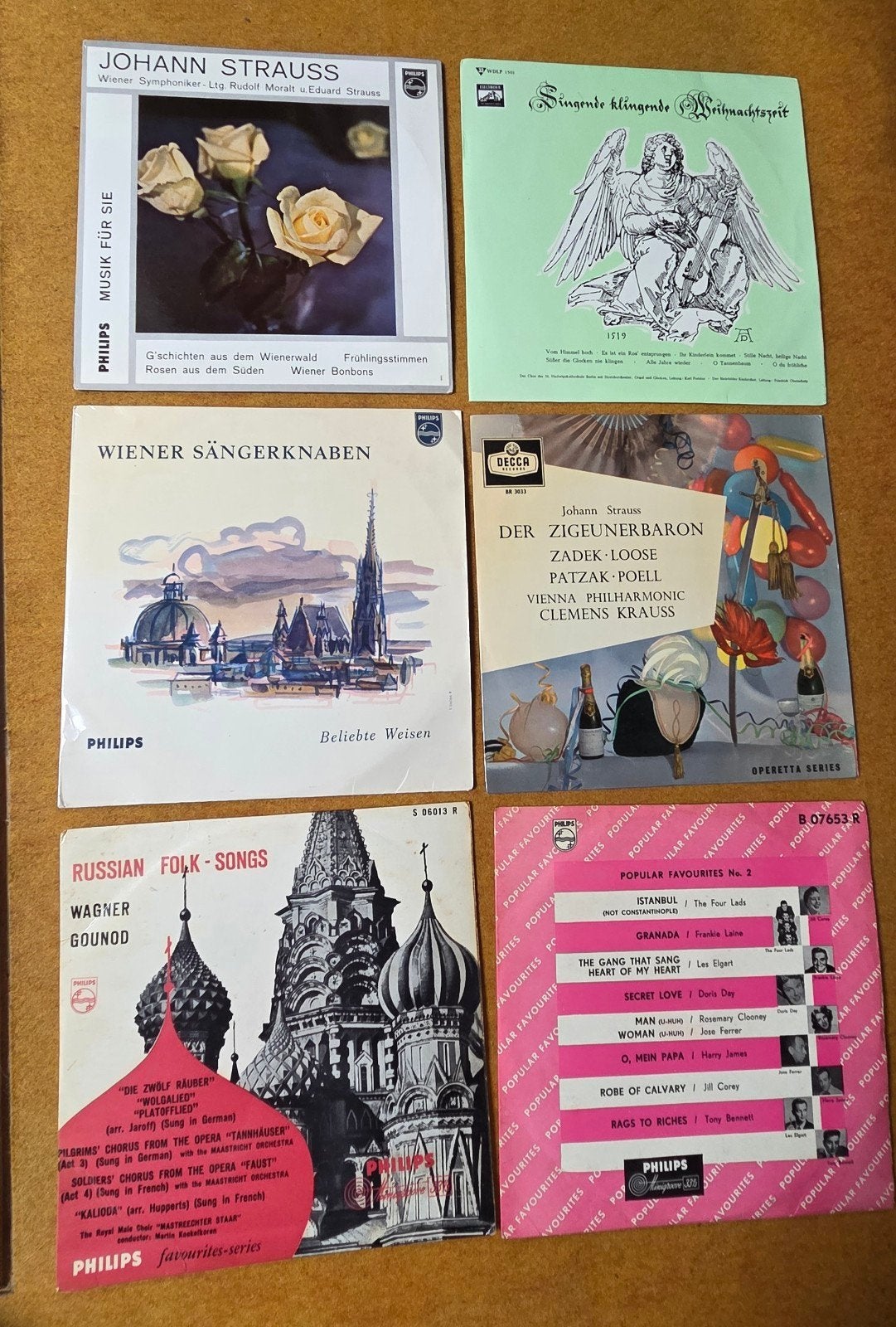 6x Klassieke Muziek LP's: 5x Philips, 1x Decca (33 1/3 toere, Cd's en Dvd's, Vinyl | Klassiek, Gebruikt, Overige componisten, Ophalen of Verzenden