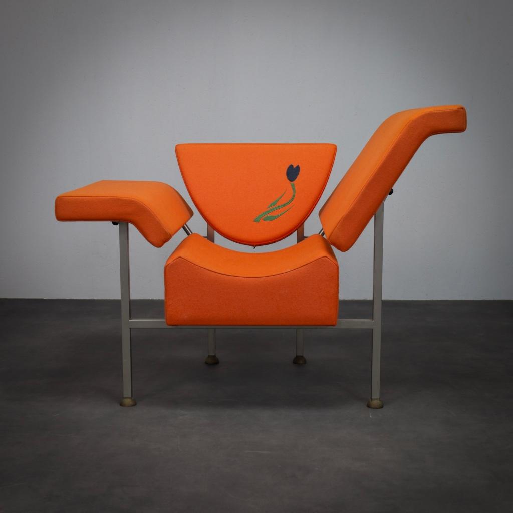 Groeten uit Holland Design Fauteuil Rob Eckhardt, jaren 1980, Huis en Inrichting, Fauteuils, Ophalen, Gebruikt, 100 tot 125 cm
