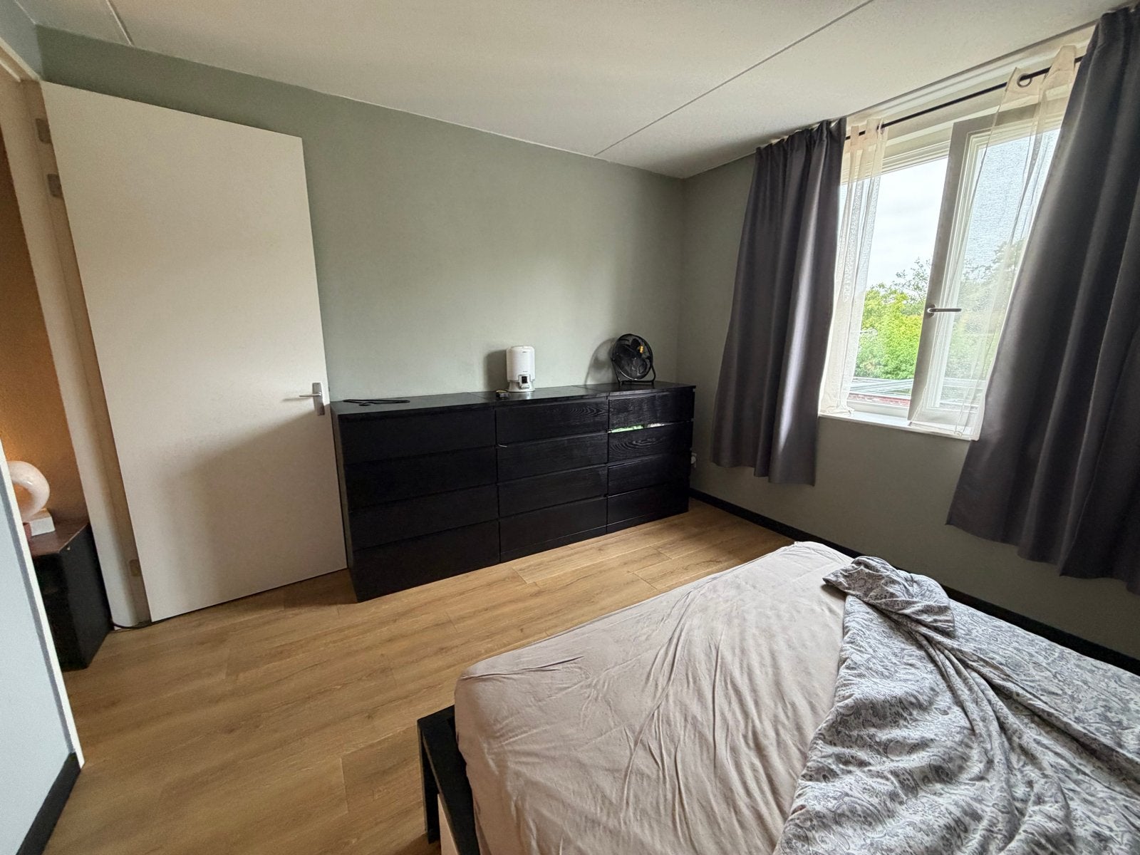 IKEA Malm ladekast - Zwart, reeds gedemonteerd MOET SNEL WEG, Ophalen, Gebruikt, 5 laden of meer, 150 tot 200 cm