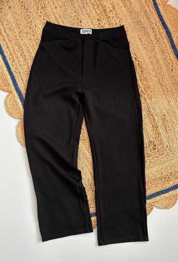 Monique van Heist Sailor Stretch Broek Zwart Maat L, Kleding | Dames, Broeken en Pantalons, Gedragen, Maat 42/44 (L), Zwart, Lang