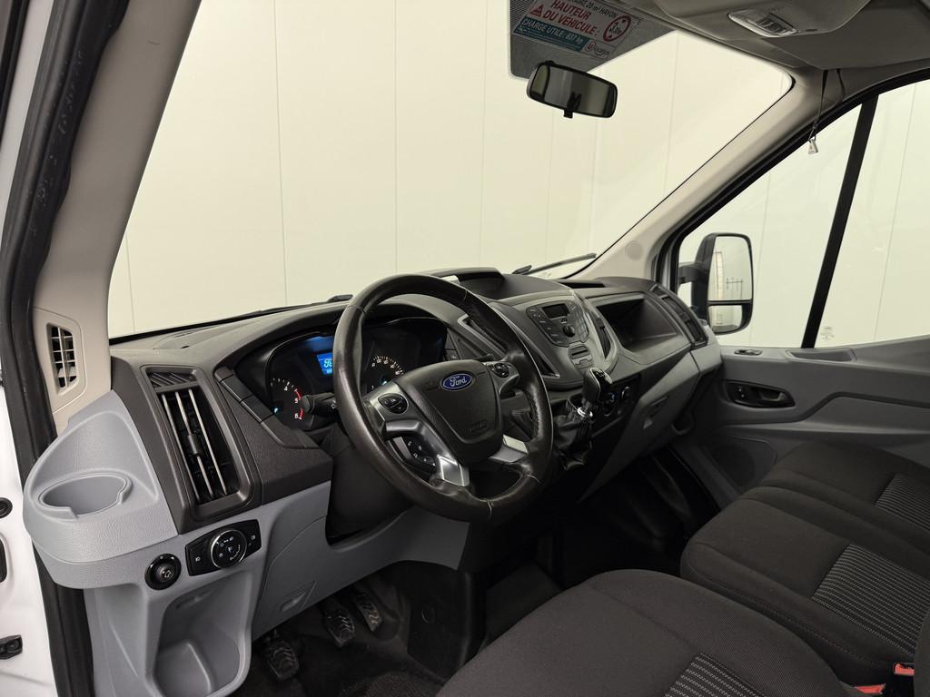 Ford Transit 2.0TDCi 170PK Bakwagen+Laadklep | Euro 6 | Daks, Auto's, Bestelauto's, Gebruikt, 2800 kg, Wit, Multifunctioneel stuurwiel