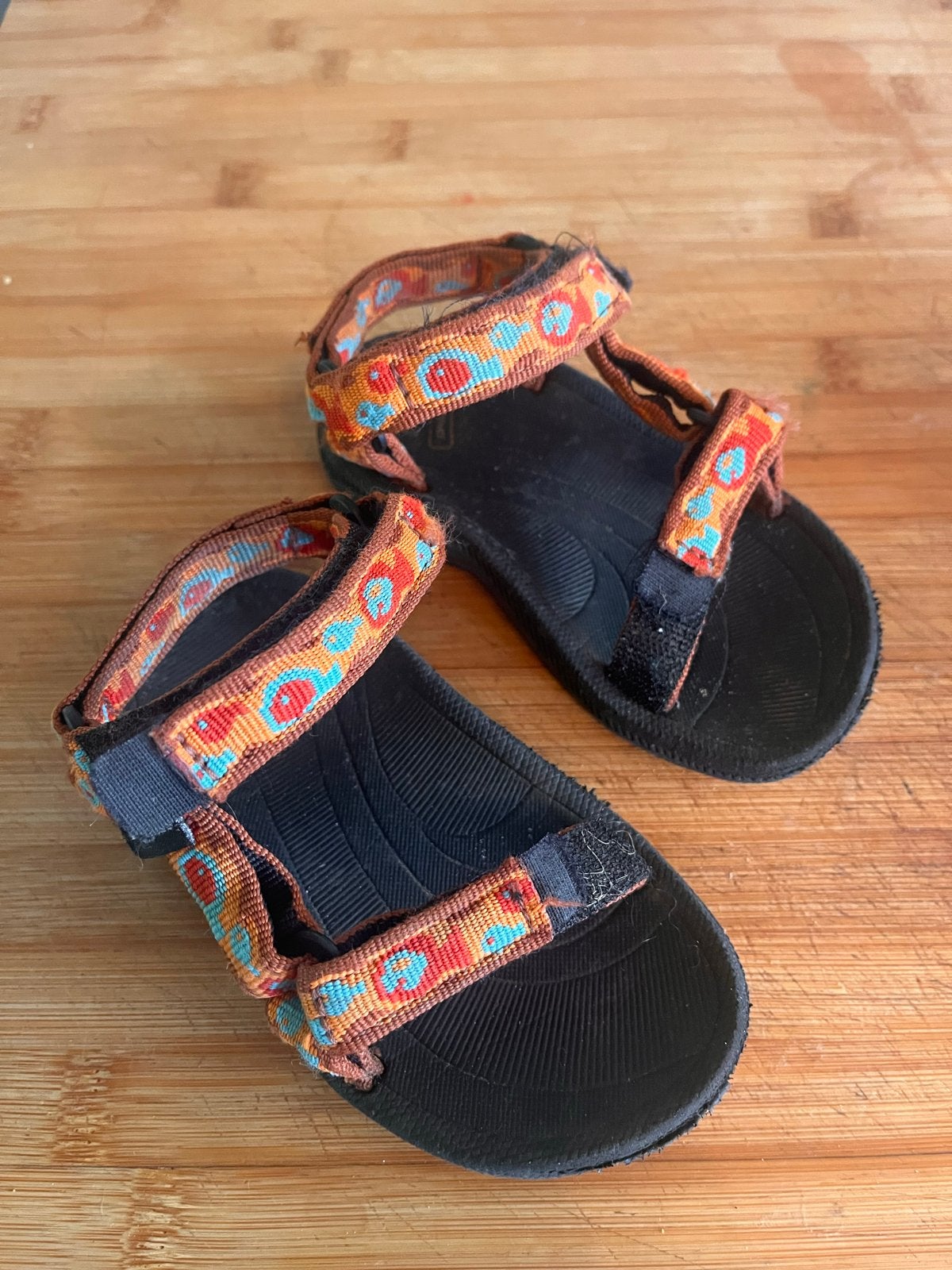 Teva sandalen maat 23-24, zoollengte 16cm, Ophalen of Verzenden, Gebruikt, Jongen of Meisje, Schoenen