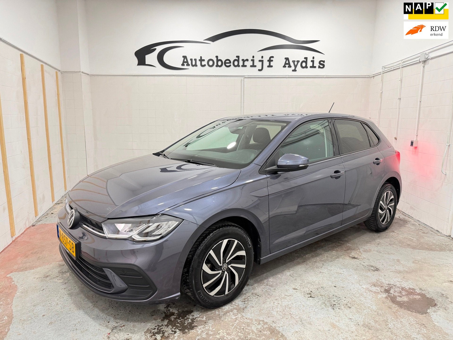 Volkswagen Polo 1.0 TSI Airco EL Ramen Cruise Navi Nap, Auto's, Voorwielaandrijving, Dealer onderhouden, Stof, Gebruikt
