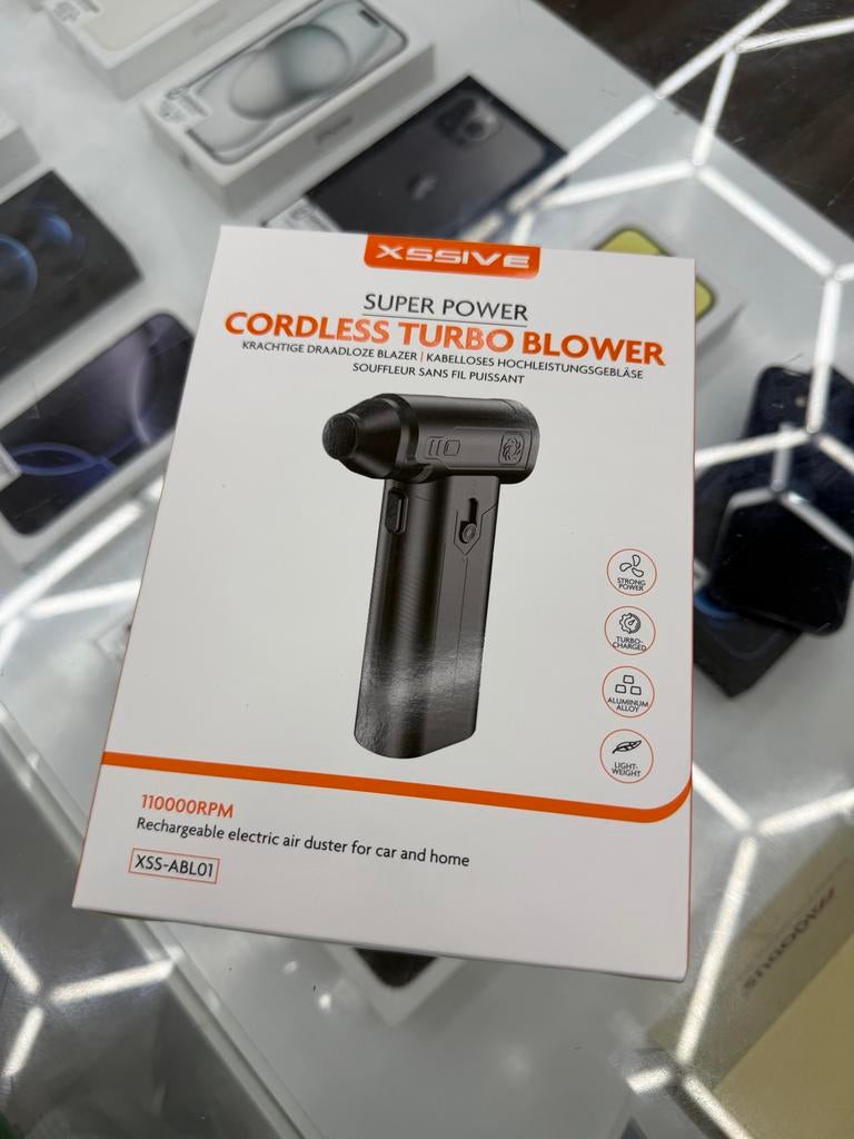 Xssive Turbo Blower - Krachtige Draadloze Luchtblazer, Xssive, Nieuw, Ophalen of Verzenden, Xssive