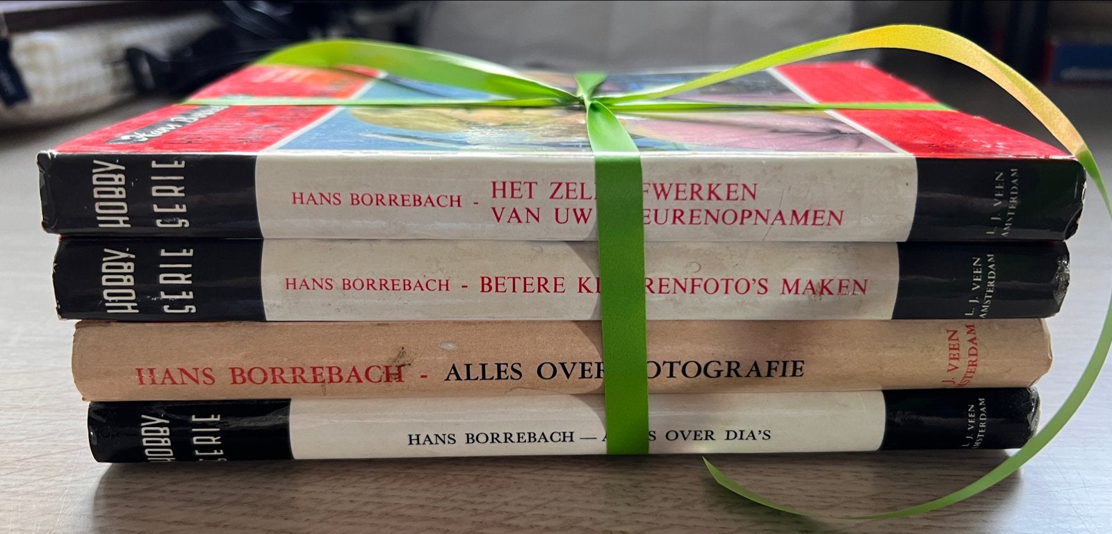 4x Hans Borrebach Fotografie Boeken - Hobby Serie, Ophalen of Verzenden, Gelezen, Fotografie algemeen