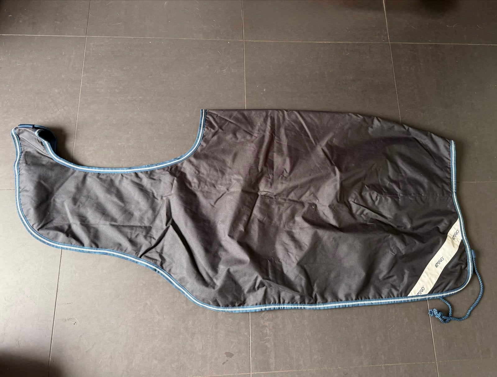 Amigo uitrijdeken XL, Dieren en Toebehoren, Full (L), Gebruikt, Blauw, Amigo
