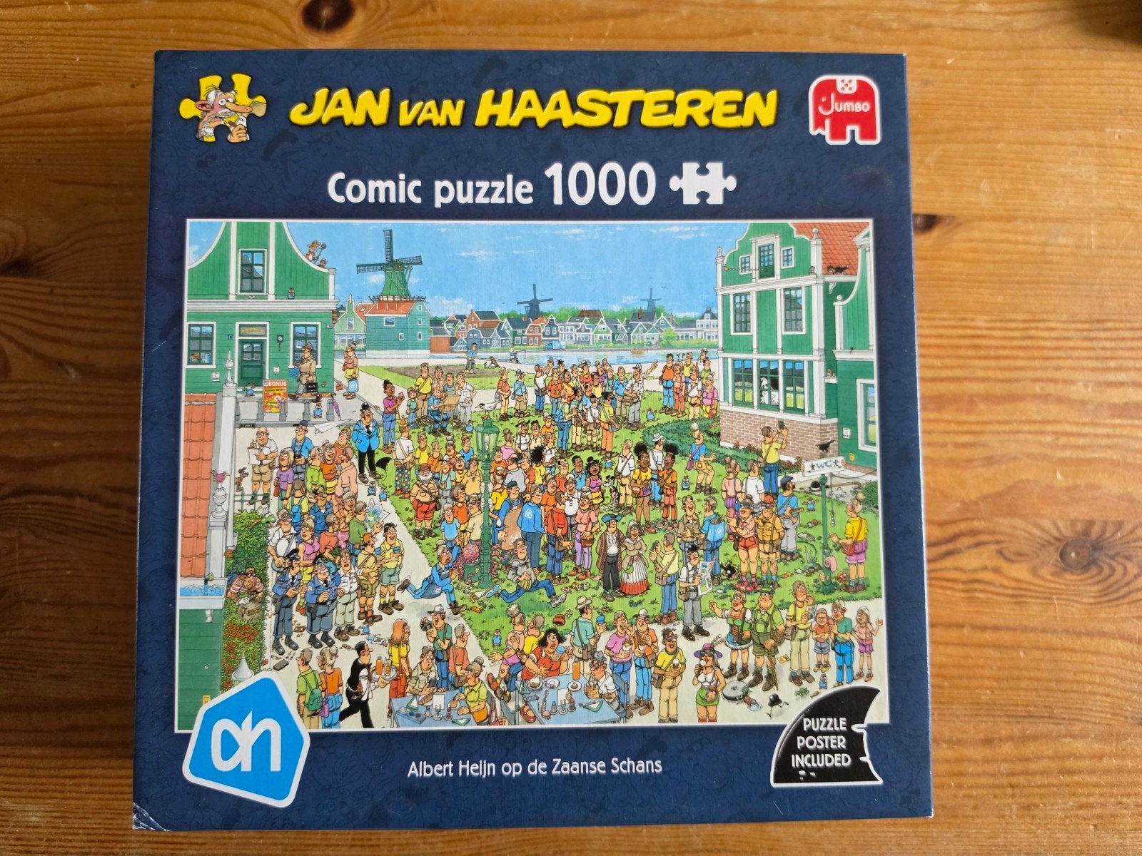 Jan van Haasteren 1000 Albert Heijn compleet, Ophalen of Verzenden, 500 t/m 1500 stukjes, Zo goed als nieuw, Legpuzzel