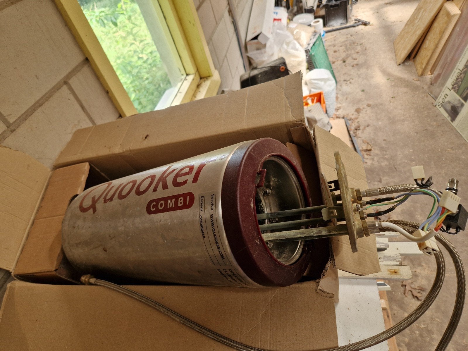 Quooker onderdelen, Doe-het-zelf en Verbouw, Geisers en Boilers, Minder dan 20 liter, Ophalen, Gebruikt, Boiler