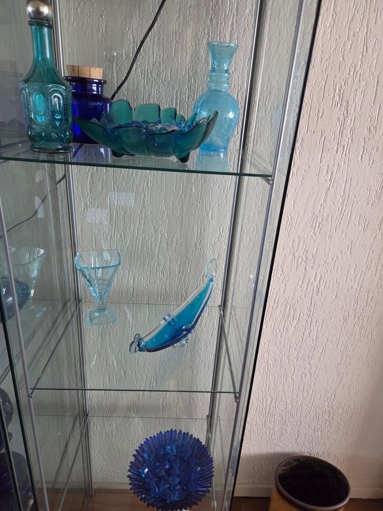 Blauw glas, Antiek en Kunst, Ophalen