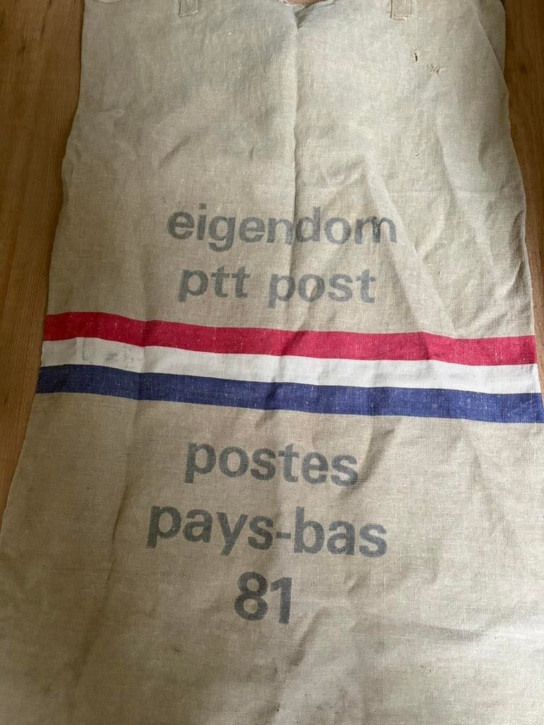 Vintage PTT Post zakken – stoer & decoratief (set van 2), Antiek en Kunst, Ophalen of Verzenden