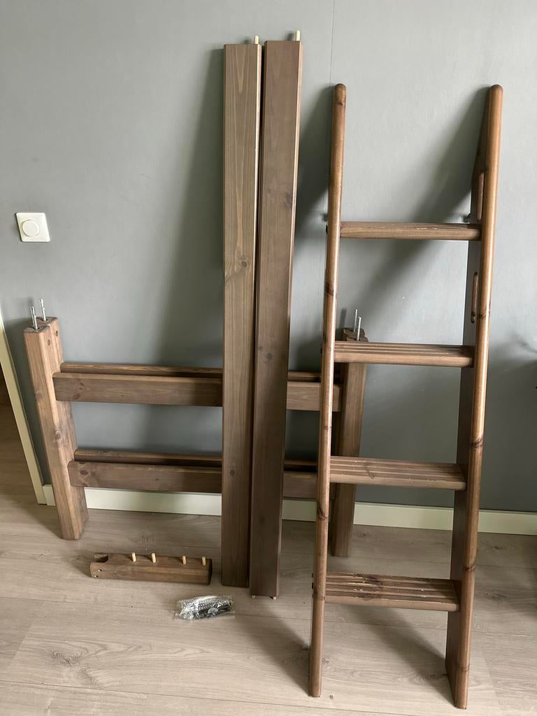 Flexa halfhoogslaper onderstel - stevig en compleet, Ophalen, 85 tot 100 cm, Gebruikt, Hoogslaper of Stapelbed