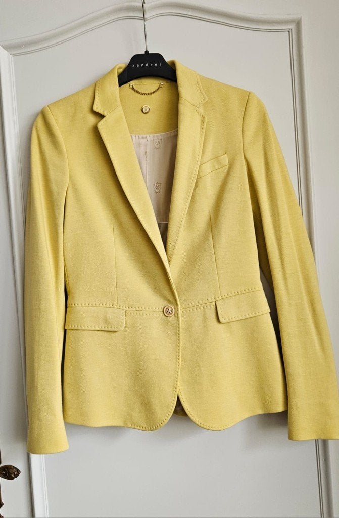 Massimo Dutti blazer maat 36, Massimo Dutti, Geel, Ophalen of Verzenden, Zo goed als nieuw