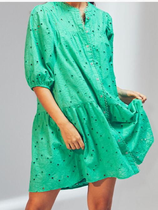 zomer jurk Groen van Co Couture maat M, Kleding | Dames, Maat 38/40 (M), Co'couture, Ophalen of Verzenden, Zo goed als nieuw
