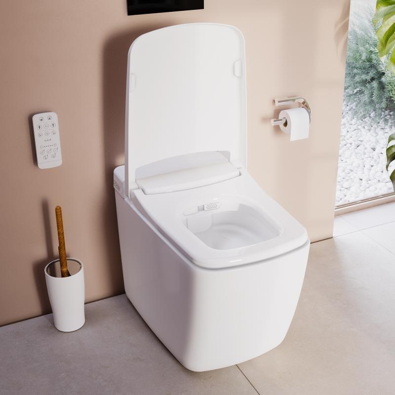 ACTIE! VitrA V-Care Prime lite 2.0 – Douchewc/Japans-toilet, Ophalen of Verzenden, Nieuw, Steen, Toilet