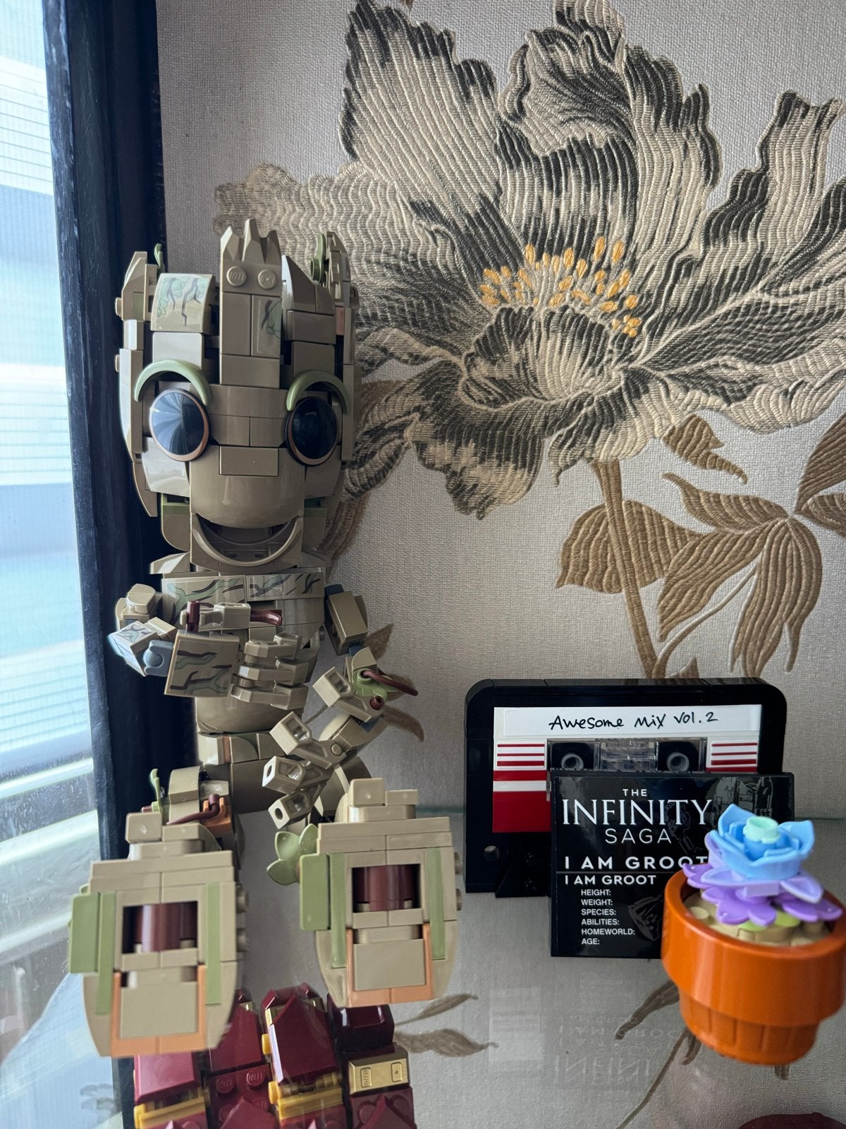 Lego Marvel Groot (eerste editie) met doos en boekje, Ophalen, Zo goed als nieuw