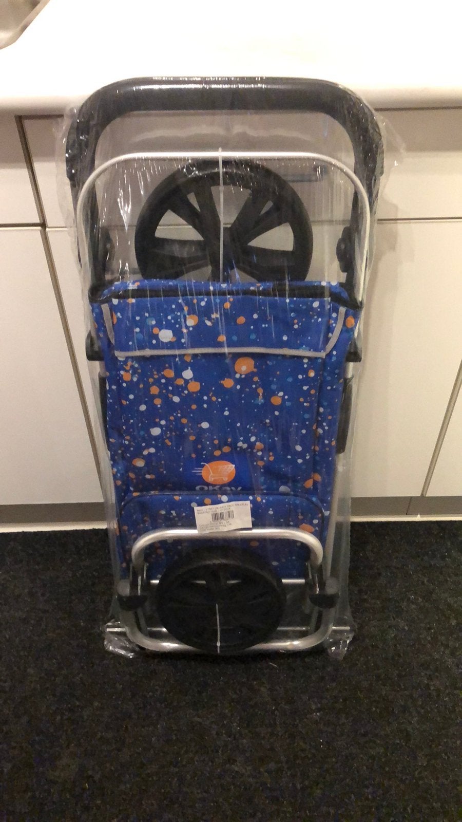 Boodschappenwagen boodschappenkar nieuw, Ophalen of Verzenden, Nieuw, Zwart, 30 cm of meer