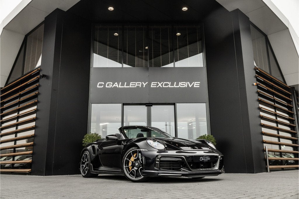 Porsche 911 Cabrio 3.8 Turbo S - Techart | Origineel NL | Bu, Auto's, Porsche, Bedrijf, Te koop, 360° camera, 4x4, ABS, Achteruitrijcamera