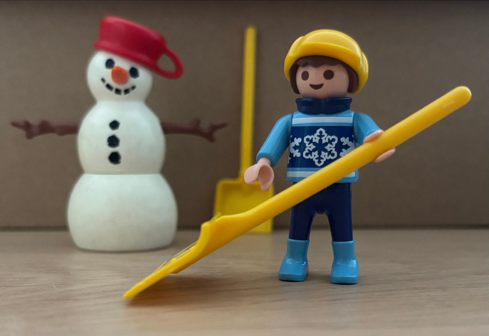 Playmobil 4680 Sneeuwpop met jongen, Kinderen en Baby's, Speelgoed | Playmobil, Complete set, Ophalen of Verzenden, Zo goed als nieuw