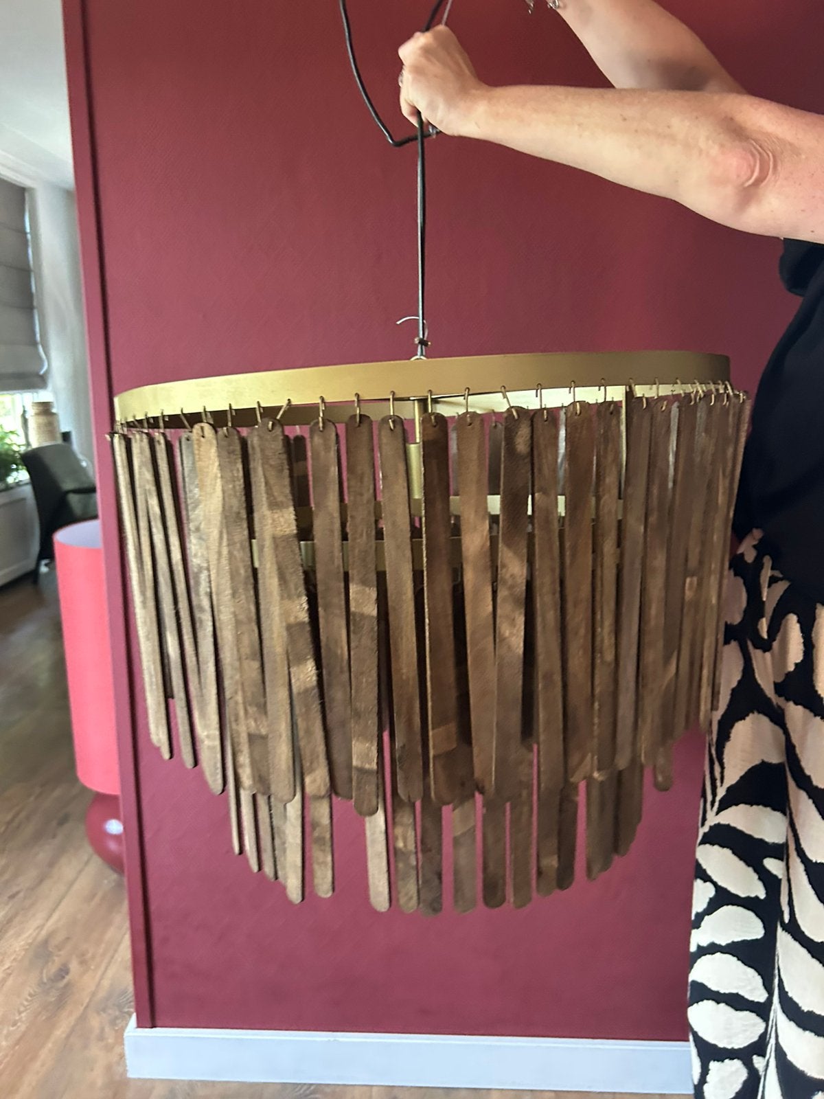 Light & Living lamp, Ophalen, Zo goed als nieuw, Minder dan 50 cm